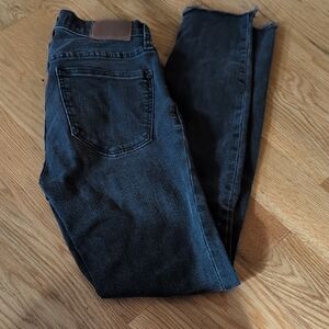 Madewell size 24 9" High-rise Skinny Black